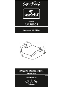 Manuale Lorelli Cosmos Seggiolino per auto