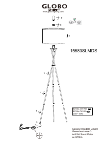 Hướng dẫn sử dụng Globo 15583SLMDS Đèn