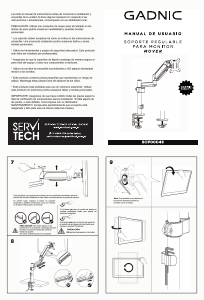 Manual Gadnic SOP00046 Suporte de parede