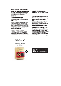 Manual de uso Gadnic CAJA0009 Caja fuerte