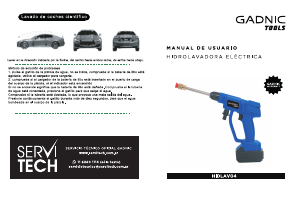 Manual de uso Gadnic HIDLAV04 Limpiadora de alta presión