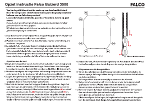 Handleiding Falco Buizerd 3500 Tent