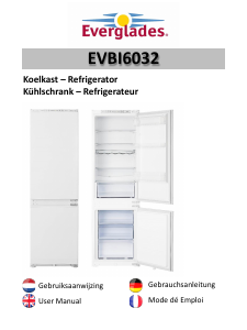 Bedienungsanleitung Everglades EVBI6032 Kühl-gefrierkombination