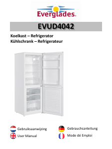 Manual Everglades EVUD4042 Fridge-Freezer