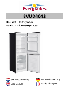 Manual Everglades EVUD4043 Fridge-Freezer