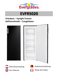 Manual Everglades EVFR5020 Freezer