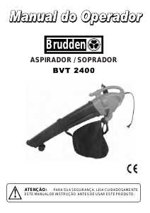 Manual de uso Brudden BVT 2400 Soplador de hojas