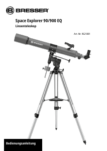 Bedienungsanleitung Bresser 9621801 SpaceExplorer 90/900 EQ Teleskop