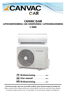 Bruksanvisning Canvac Q Air C-Serie Luftkonditionering