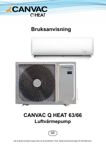 Bruksanvisning Canvac Q Heat 63 Luftkonditionering