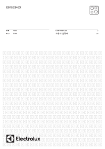 Manual Electrolux EIV65346X Hob