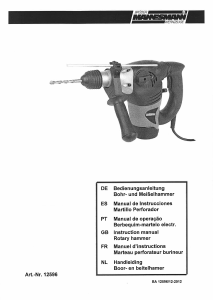 Bedienungsanleitung Brüder Mannesmann 12596 Bohrhammer