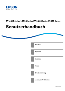 Bedienungsanleitung Epson EcoTank ET-4810 Multifunktionsdrucker