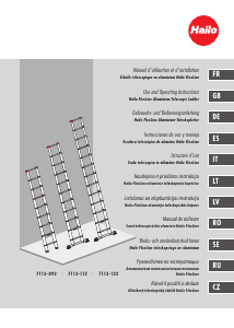 Vadovas Hailo 7113-112 FlexLine Kopėčios