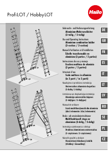 Vadovas Hailo 9306-507 ProfiLOT Kopėčios