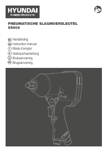 Bedienungsanleitung Hyundai 55909 Schlagschrauber