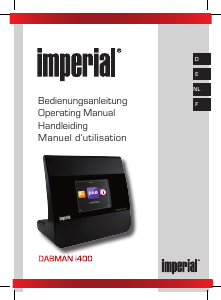 Manual Imperial Dabman i400 Radio