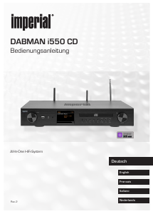 Mode d’emploi Imperial Dabman i550 CD Radio