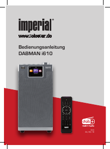 Mode d’emploi Imperial Dabman i610 Radio