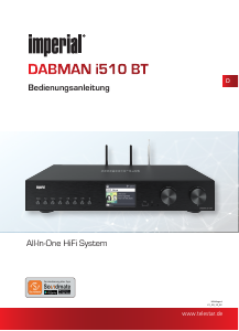 Bedienungsanleitung Imperial Dabman i510 BT Radio