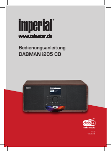 Bedienungsanleitung Imperial Dabman i205 CD Stereoanlage