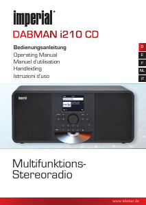 Bedienungsanleitung Imperial Dabman i210 CD Stereoanlage