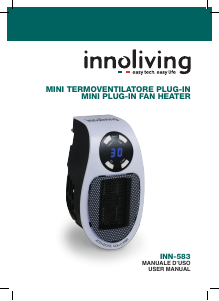 Manuale Innoliving INN-583 Termoventilatore
