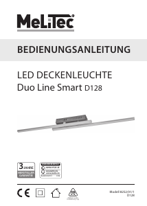 Bedienungsanleitung Melitec Duo Line Smart D128 Leuchte