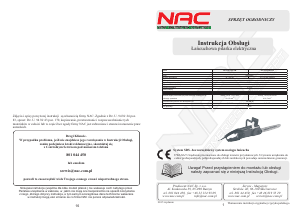 Instrukcja NAC SF7J101-20-FFN Piła łańcuchowa
