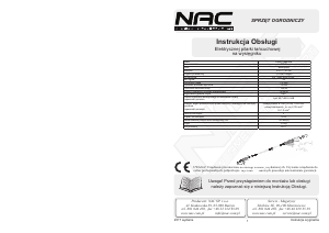 Bedienungsanleitung NAC PCE71-AH-CH Kettensäge