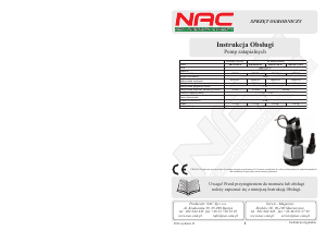 Instrukcja NAC NSPW1100-A Pompa ogrodowa