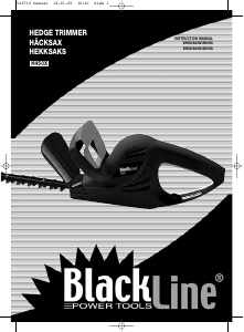 Bruksanvisning BlackLine H450X Häcksax