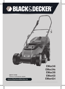 Manual Black and Decker EMax34i Mașină de tuns iarbă