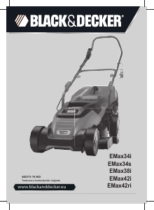 Manual Black and Decker EMax42i Mașină de tuns iarbă