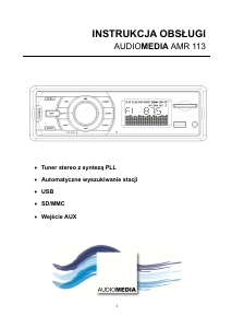 Instrukcja Audiomedia AMR 113 Radio samochodowe