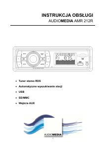 Instrukcja Audiomedia AMR 212R Radio samochodowe