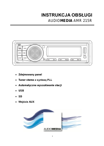 Instrukcja Audiomedia AMR 215R Radio samochodowe