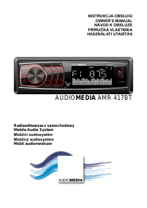 Manual Audiomedia AMR 417BT Car Radio