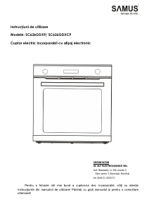 Manual Samus SC626GDXC9 Cuptor