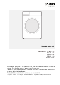 Manual Samus WSNDI-9141 Mașină de spălat
