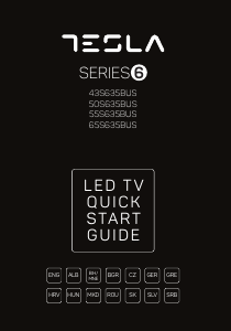 Manuál Tesla 43S635BUS LED televize