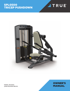 Manual True SPL0500 Multi-gym