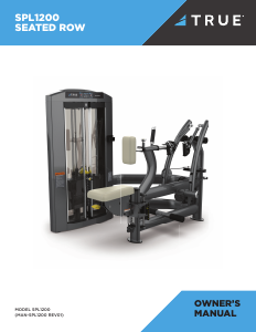 Manual True SPL1200 Multi-gym