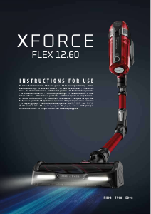 كتيب Tefal TY98C0HO X-Force Flex 12.60 مكنسة كهربائية