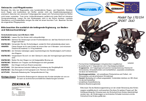 Bedienungsanleitung ZEKIWA Sport Duo Kinderwagen