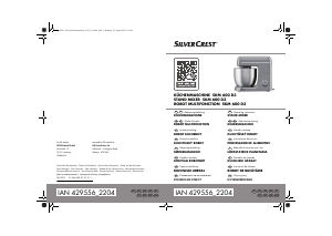 Наръчник SilverCrest IAN 429556 Стойка миксер