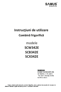 Manual Samus SCB342E Combina frigorifica