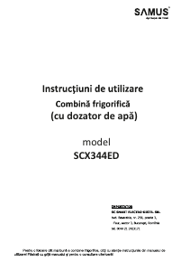 Manual Samus SCX344ED Combina frigorifica