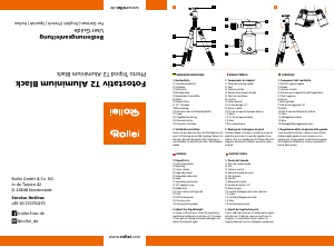 Handleiding Rollei T2 Statief