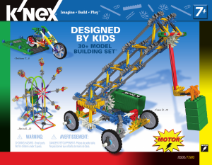 Manual K'nex set 13502 Education Designed by kids